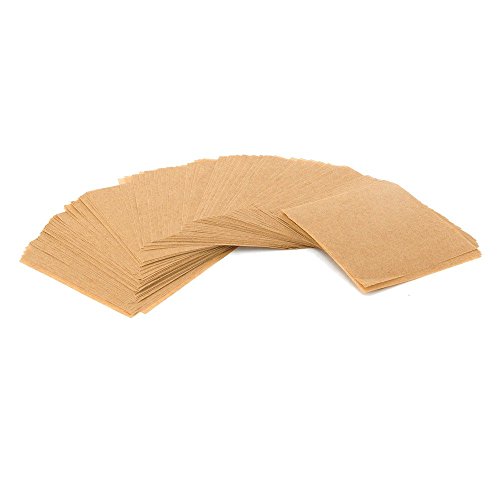 5 x 5 Raw Parchment Paper Sheets - Pack of 100