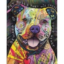 500 Piece Puzzle - Dean Russo -Beware Pit Bull