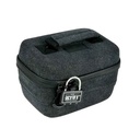 RYOT Safe Case Carbon Series with SmellSafe & Lockable Technology with Lock --  Small --  2.3L