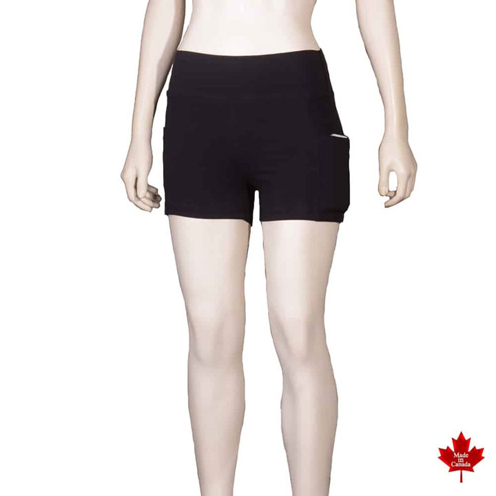 Women’s Hemp Active Shorts with Pocket-- Eco Essentials