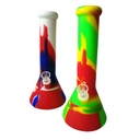 12 Inch Silicone Bong with Glass Bowl and Ice Catcher- ALL