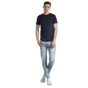 Slim Fit Ultra Soft Organic Bamboo T-Shirt from Sanctum Fashion - Midnight Blue