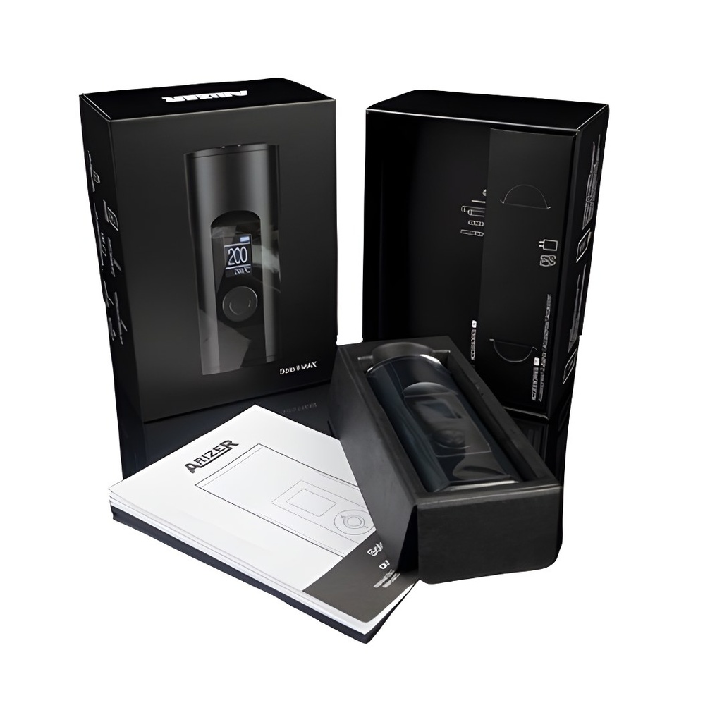 Arizer Solo II Max Portable Dry Herb Vaporizer Kit – Precision, Power, and Performance - inside box