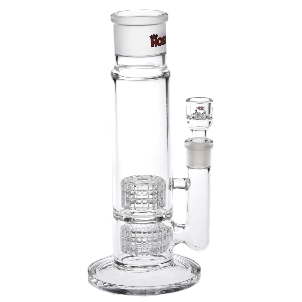 Hoss Glass Build a Bong Double Grid Percolator Base H124