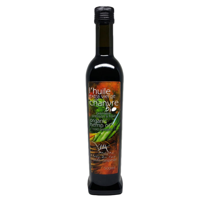 Organic Cold Pressed Extra Virgin Hemp Seed Oil 500ml