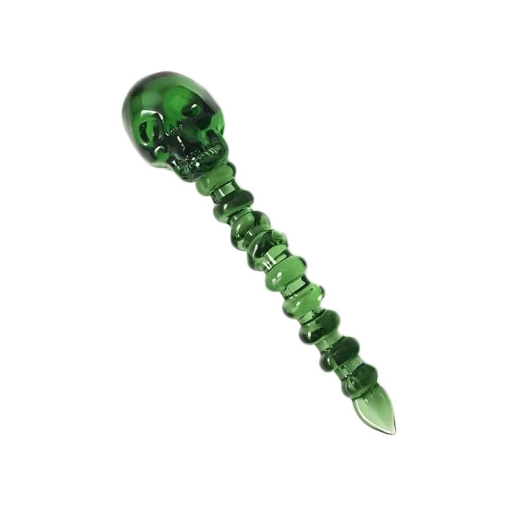 Skull and Spine Glass Dabber Tool