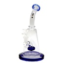 10 Inch Infyniti Cone Shaped Glass Bong with Showerhead Perc and Curved Mouthpiece