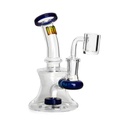 5 pouces IRIE Glass Micro Rig avec percuteur à tête de douche