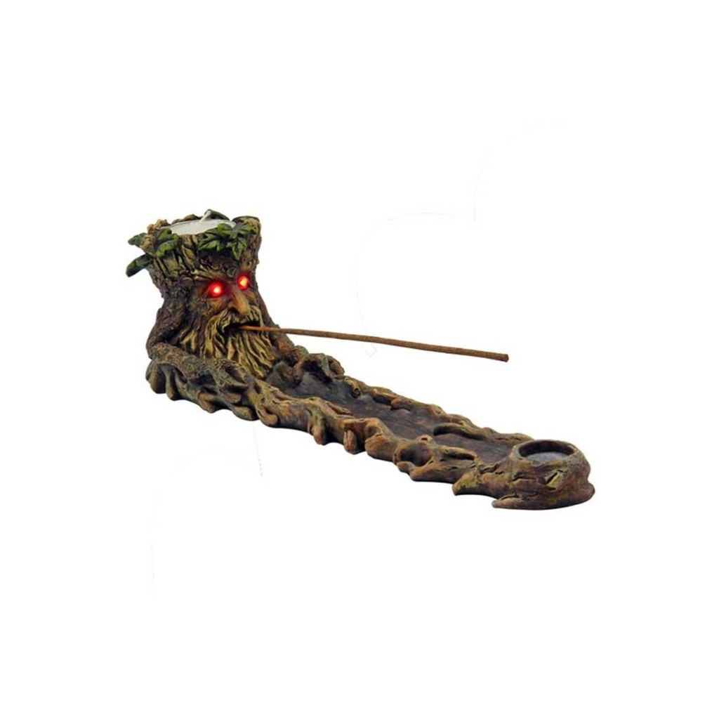 Green man Tree With LED Light Eyes Incense Holder