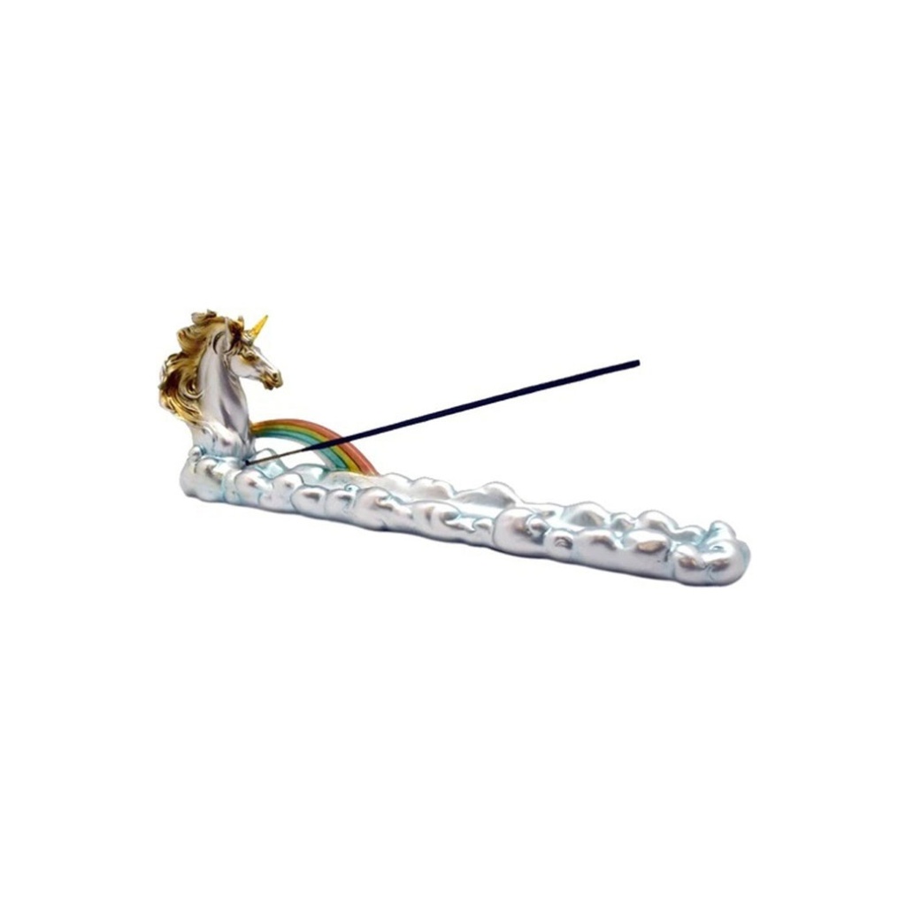 Unicorn with Rainbow Incense Holder