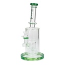 Spark 10 Inch Stemless Glass Bong with Matrix Percolator