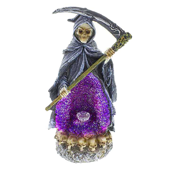 Backflow Incense Holder with Led Light -- Grim Reaper
