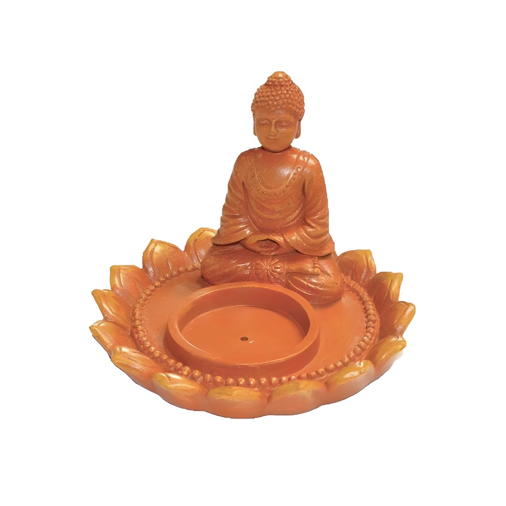 Porte-encens Bouddha - Bougie chauffe-plat