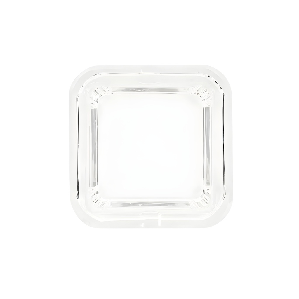 Deep Cube Glass Crystal Ashtray