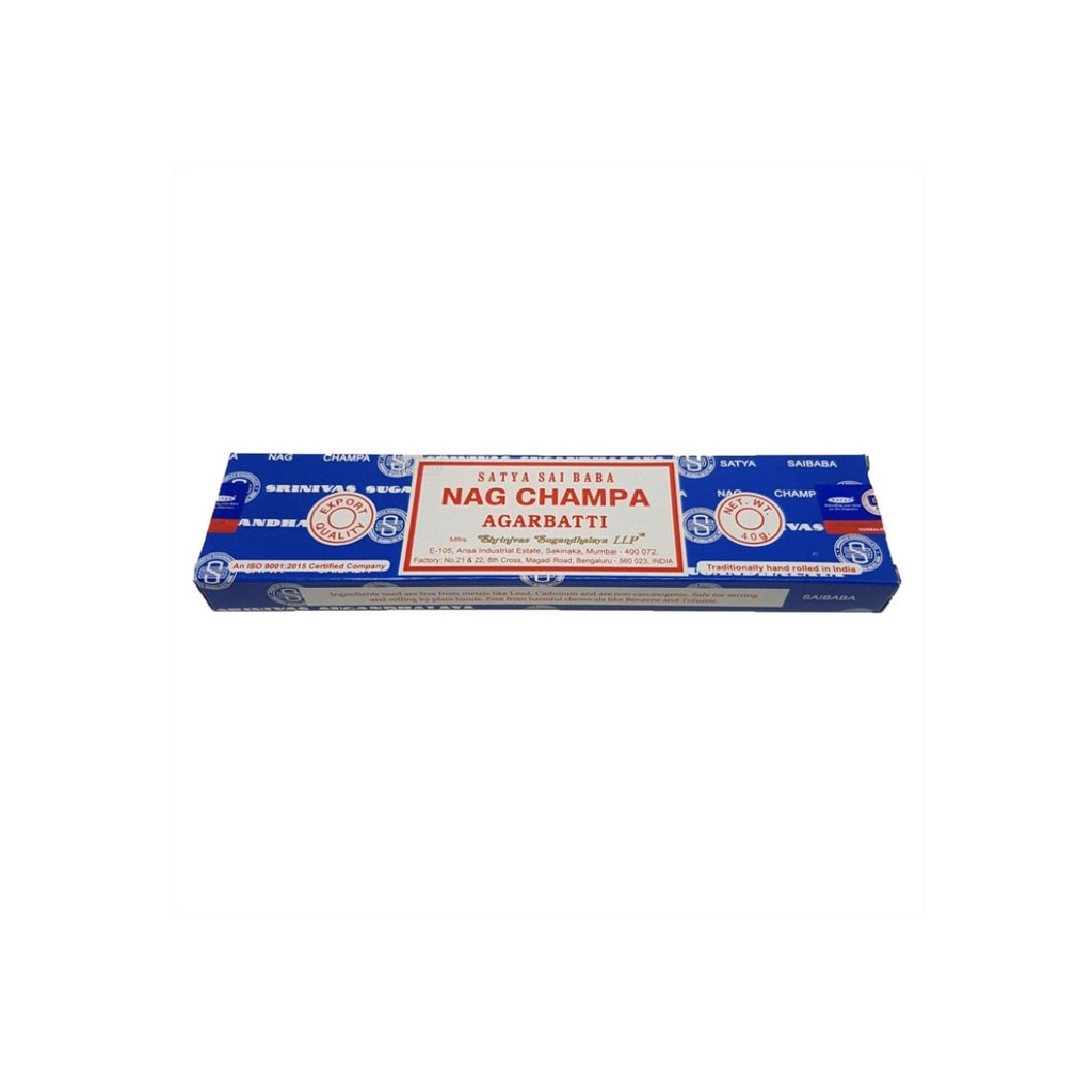 Paquet de b tonnets d'encens Nag Champa de 40g