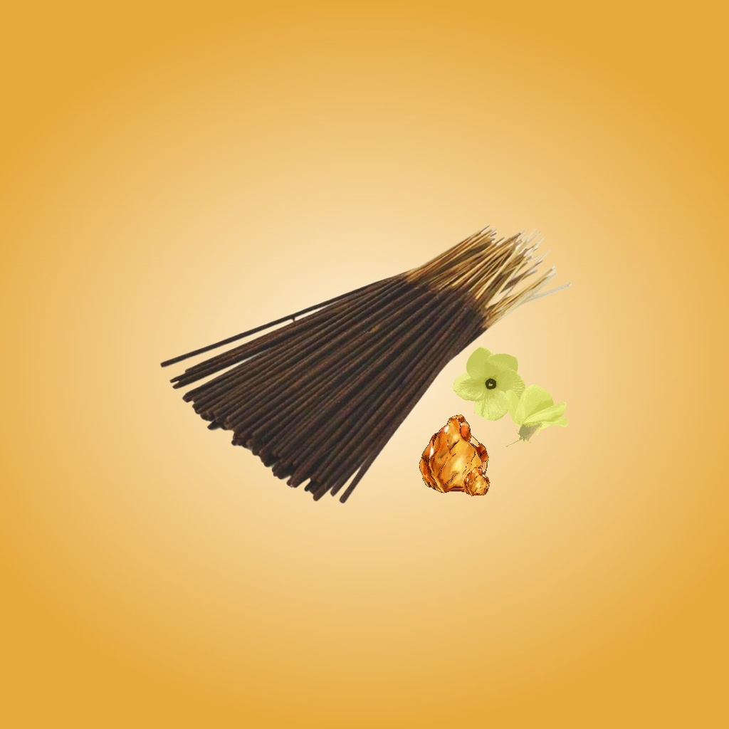 Amber Musk Incense Sticks - Pack of 100 from Natural Scents