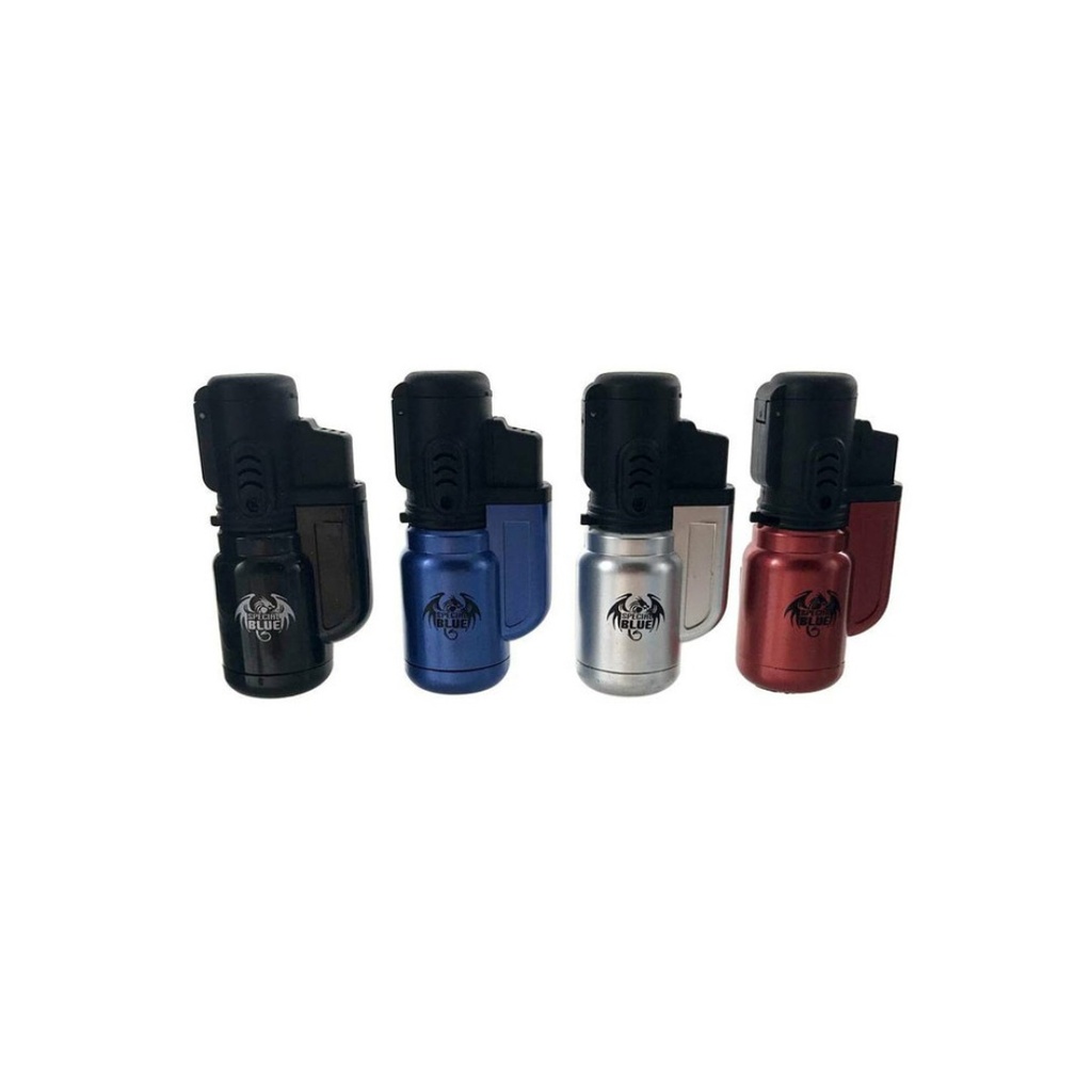 Special Blue Torch - Refillable Mini Butane Torch Lighter - Bullet Metal