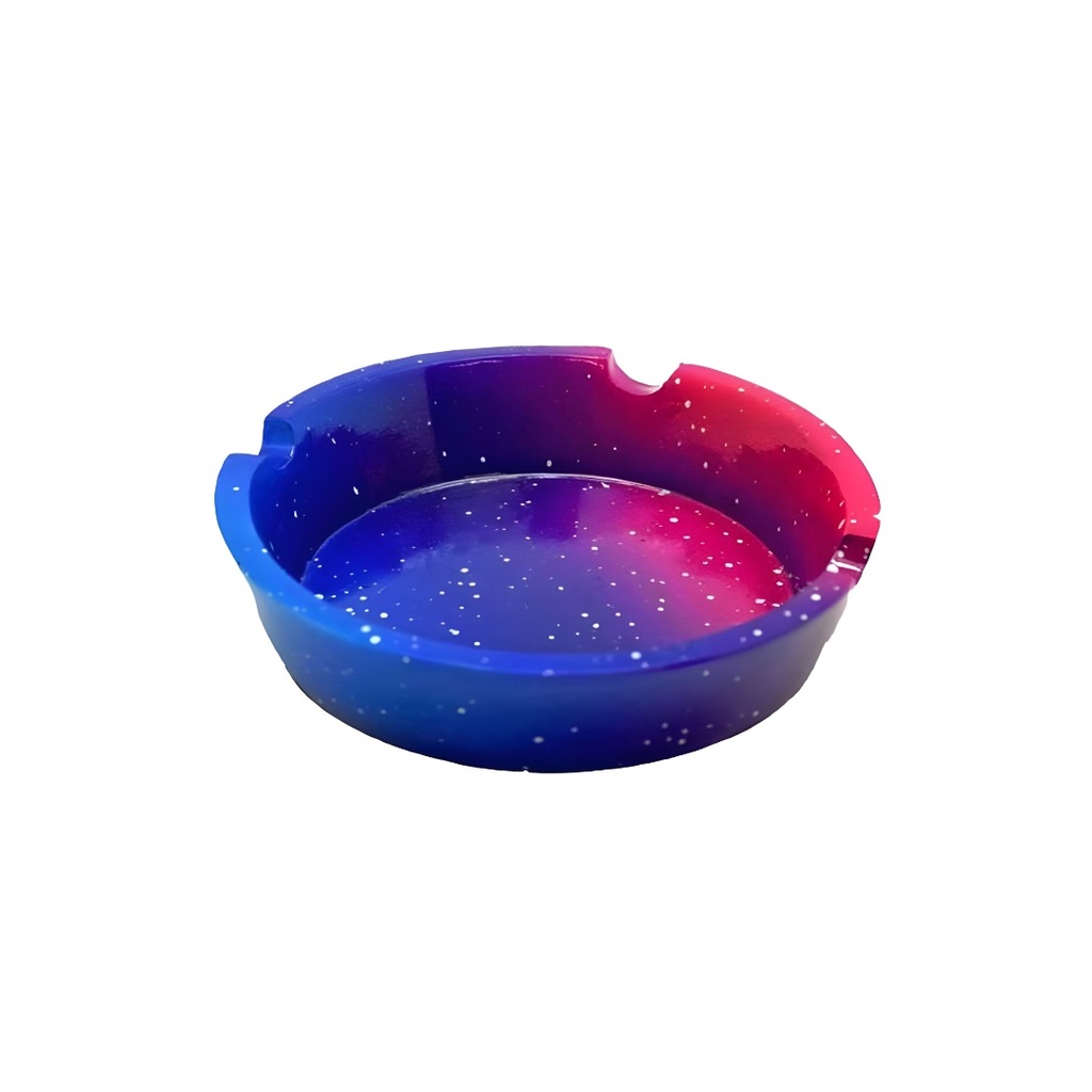 Galaxy Round Resin Ashtray