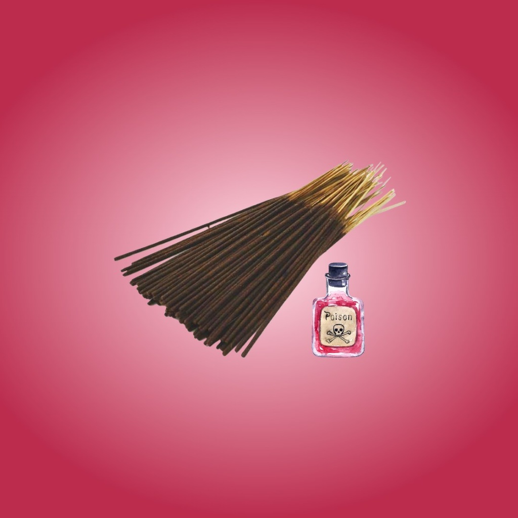 Poison Type Incense Sticks - Pack of 100 from Natural Scents