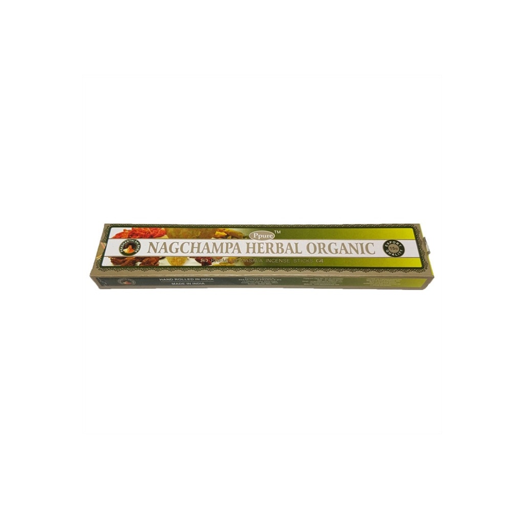 Organic Sai Baba Nag Champa 15g Incense sticks Pack