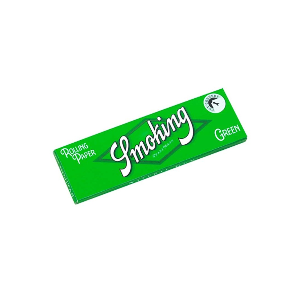 Smoking Green 70mm Single Width Single Window Rolling Papers