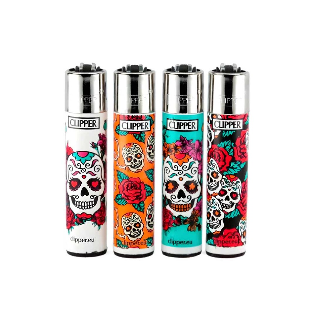 Encendedor Recargable Clipper - Serie Calavera de Azúcar