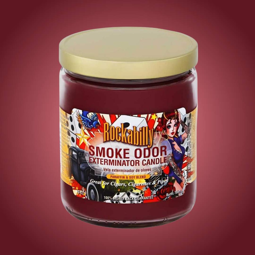 Rockabilly - Smoke Odor Exterminator Candle - 13 oz Limited Edition Blend