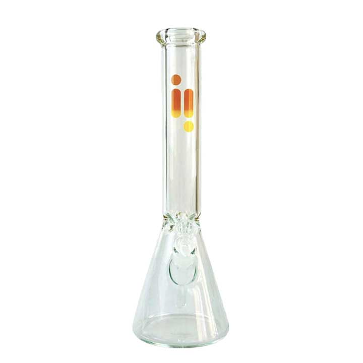 16 Inch Infyniti Glass Beaker Bong with Ice Pinch - 7mm