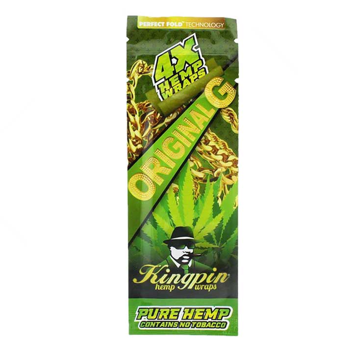 Kingpin Hemp Wraps -- Pack de 4