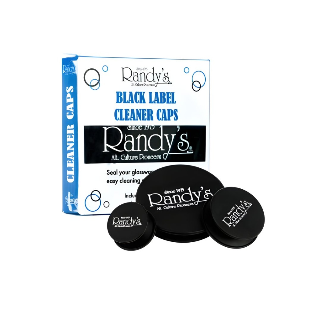 Randy's Black Label Cleaner Caps Set – Hassle-Free Cleaning for Smoking Devices