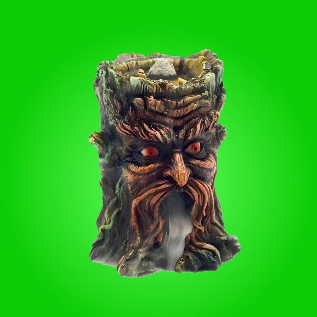 Enchanted Forest Tree Man Backflow Incense Burner