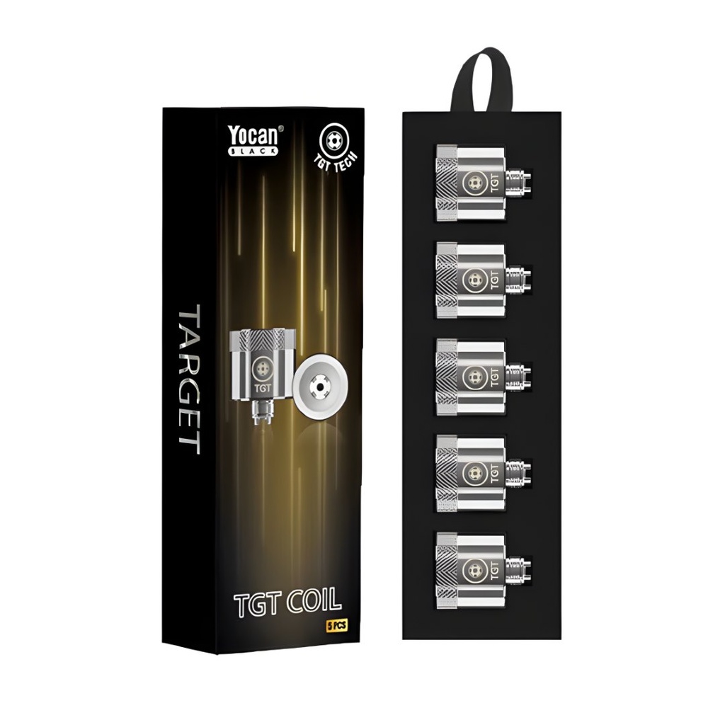 Yocan Black Celestial/Max/Ace Ceramic TGT Replacement Coils - Precision Heating - Pack of 5