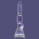 Beaker Bong de 16 Pulgadas con Percolador Matrix de Castle Glassworks con Disco de Hielo