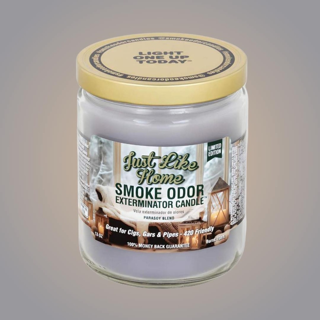 Just Like Home - Smoke Odor Exterminator Candle - Limited Edition Scented Candle - 13oz