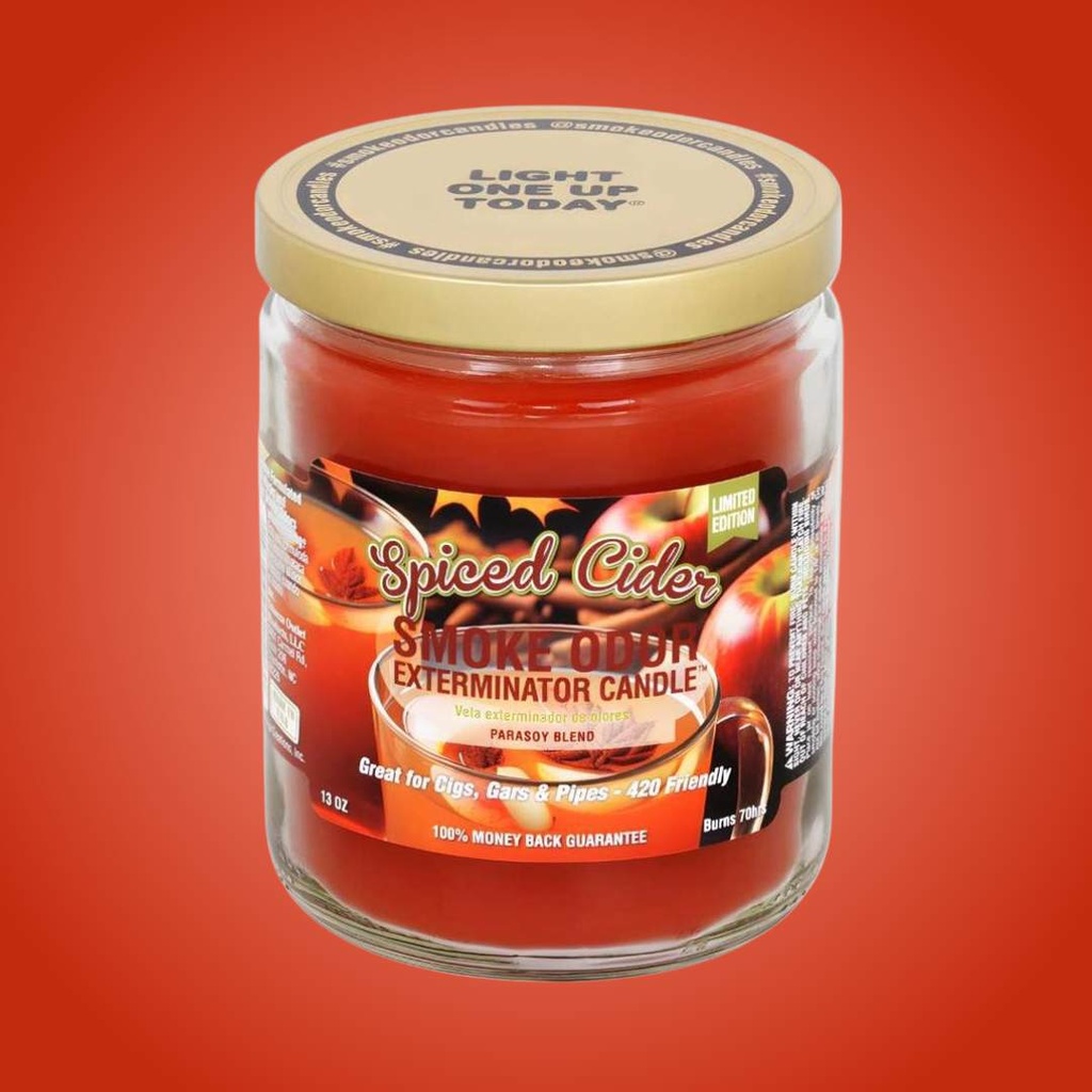 Spiced Cider Smoke Odor Exterminator Candle - 13 oz - Cozy Autumn Edition