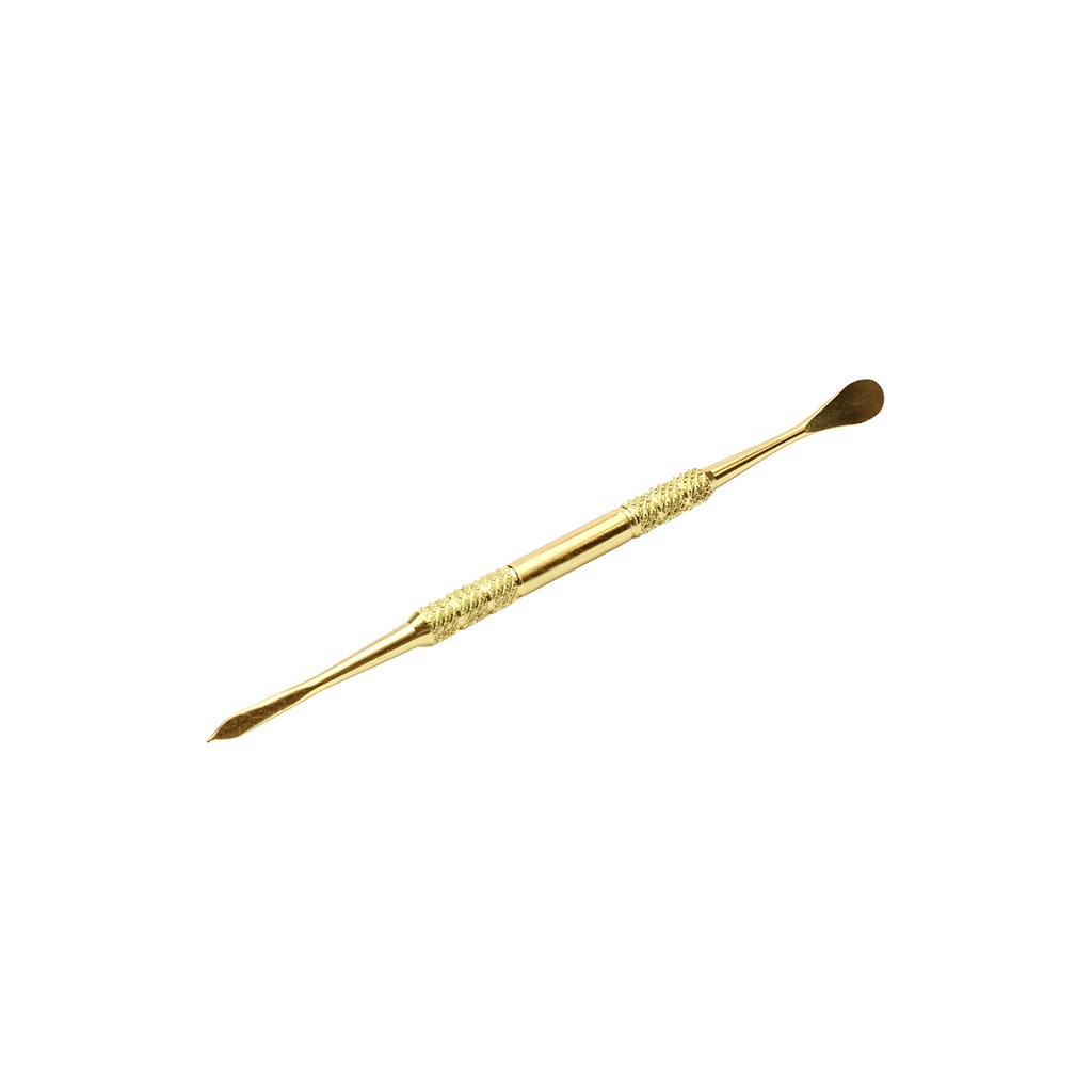 Outil de Dabber en Fer - Or - 120mm Outil de Précision pour Cire et Concentrés