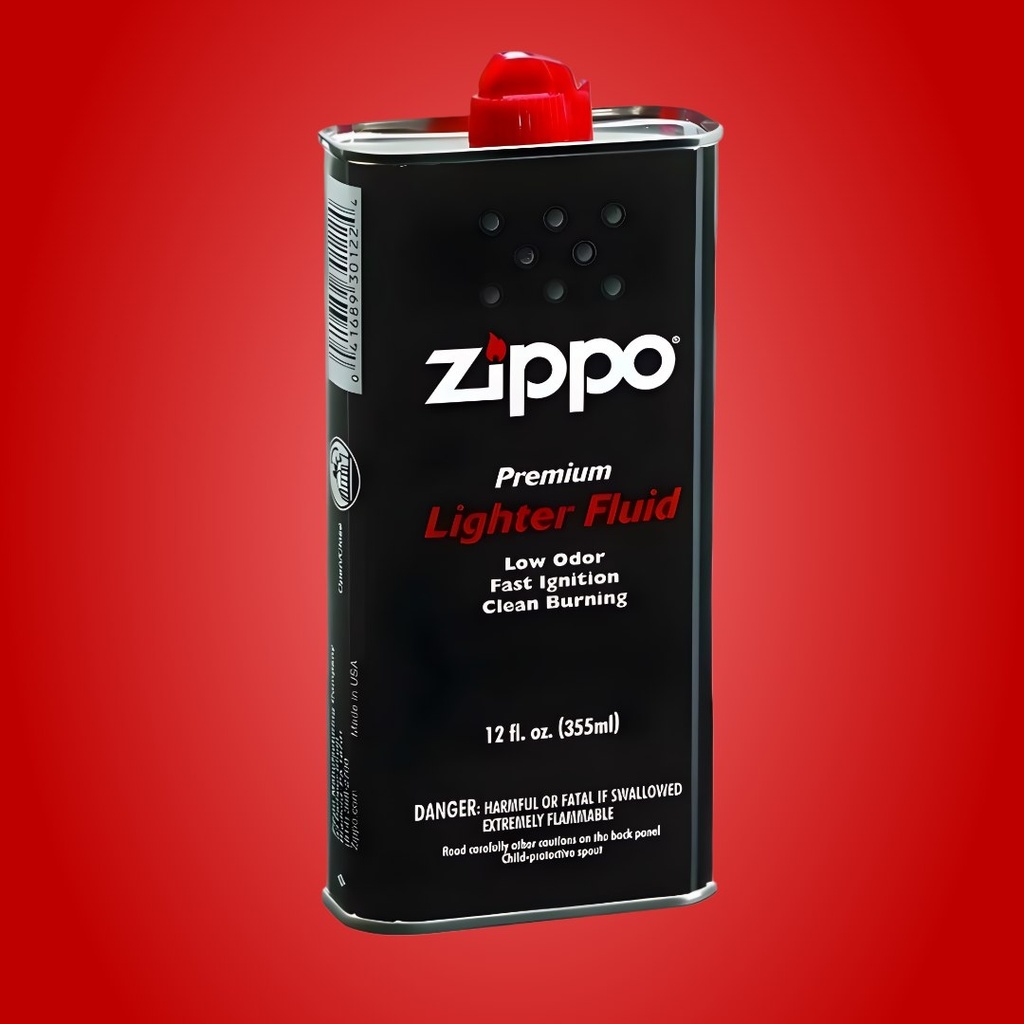 Fluide pour Briquet Zippo Premium 12 oz (355 ml) | Odeur Faible, Allumage Rapide