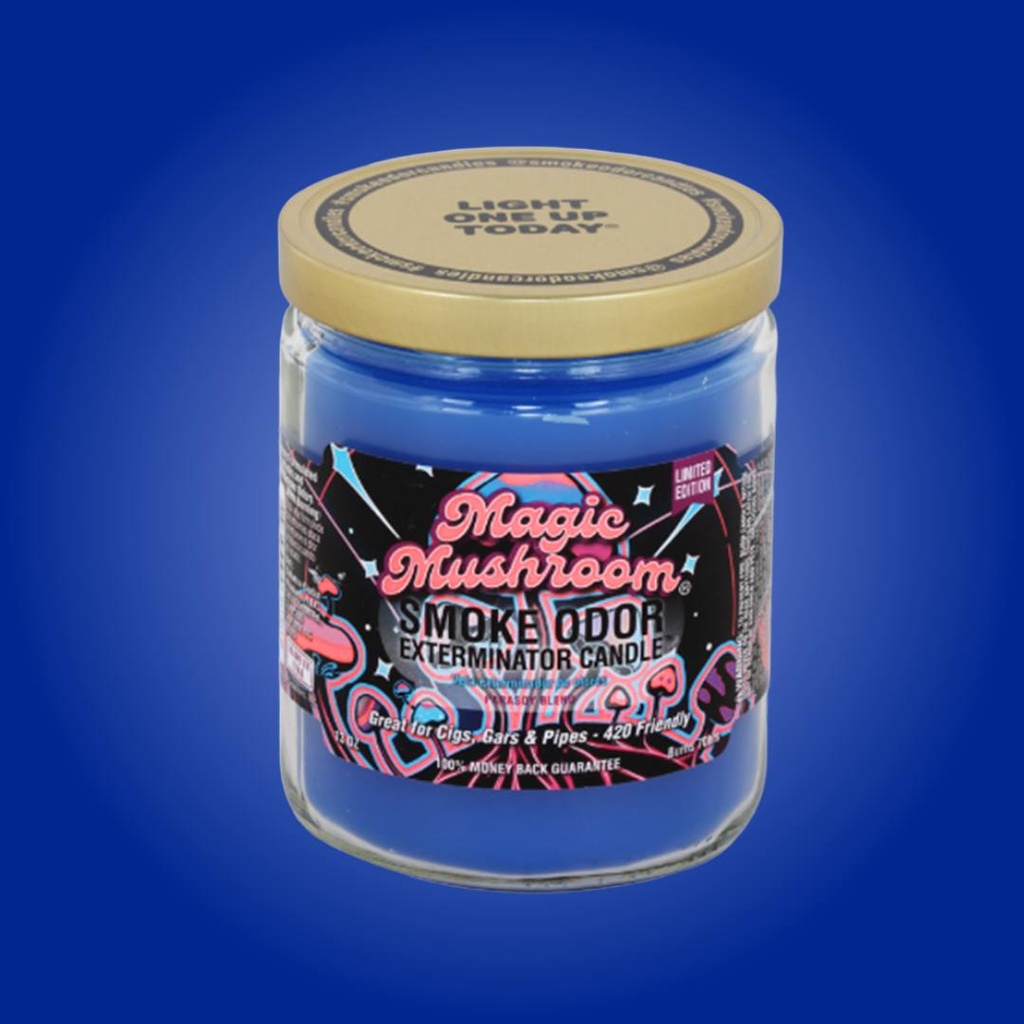 Magic Mushroom Smoke Odor Exterminator Candle | Limited Edition | 13 oz