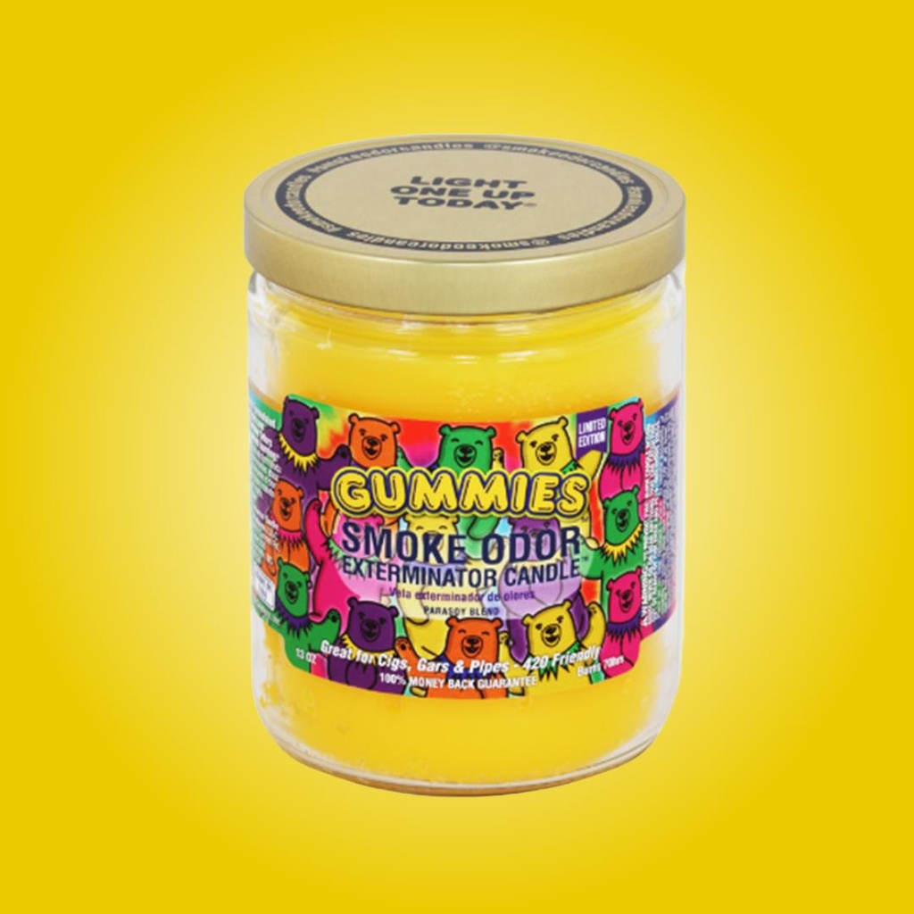 Gummies Smoke Odor Exterminator Candle | Limited Edition | 13 oz