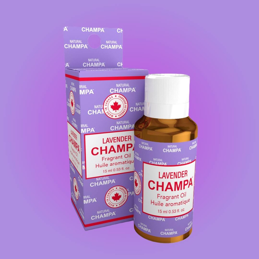 Lavender Champa Natural Fragrant Oil - 15ml Bottle