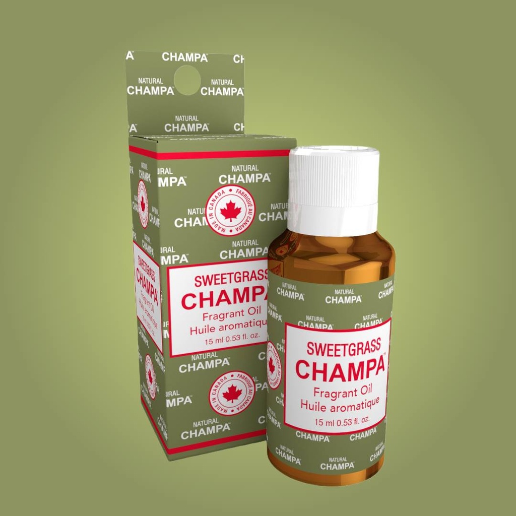 Aceite Aromático Natural Sweetgrass Champa - Esencia Pura 15ml