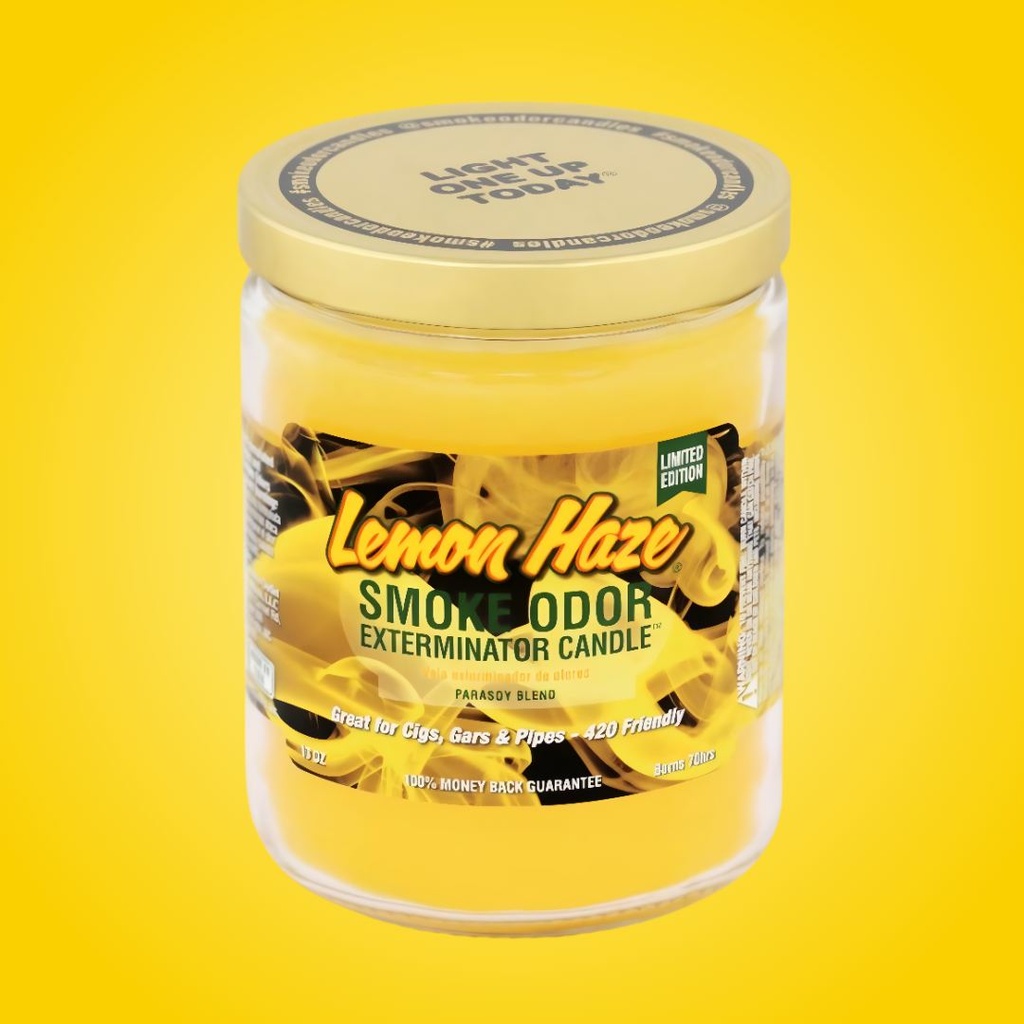 Lemon Haze Smoke Odor Exterminator Candle - Limited Edition 13 oz