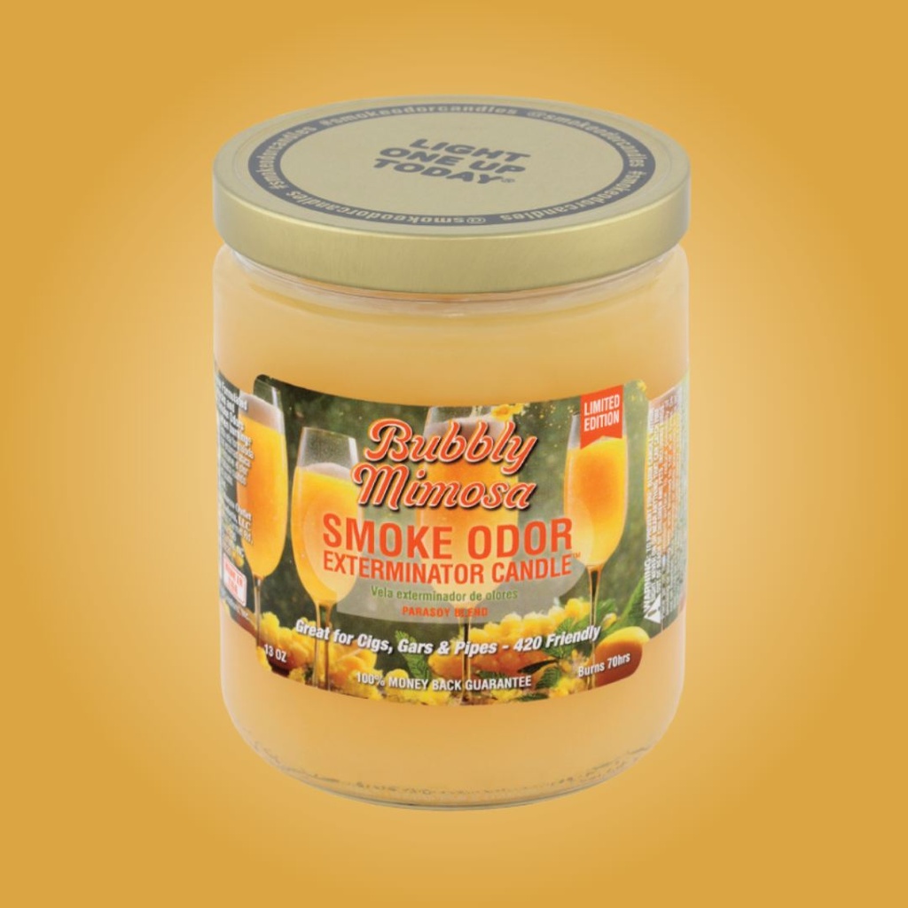 Bubbly Mimosa Smoke Odor Exterminator Candle Limited Edition- 13 oz