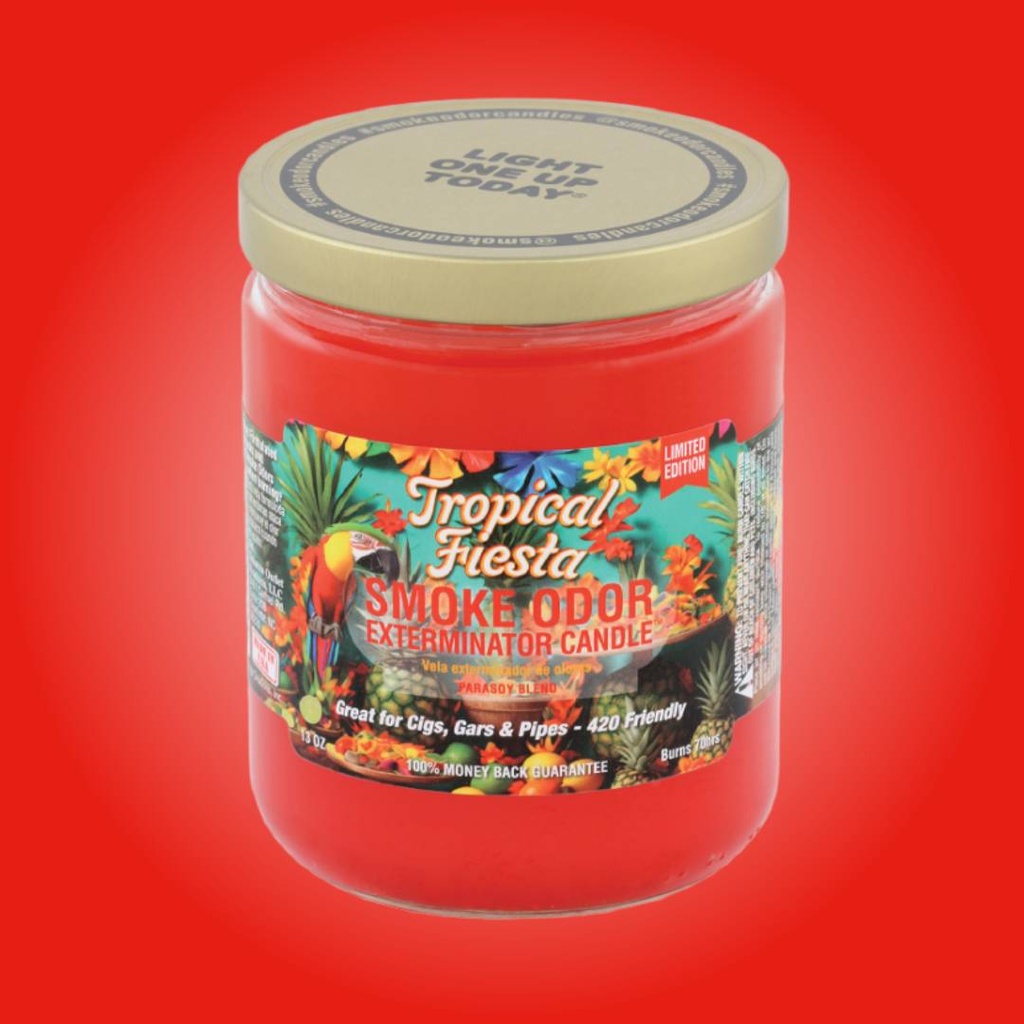 Tropical Fiesta Smoke Odor Exterminator Candle Limited Edition - 13 oz