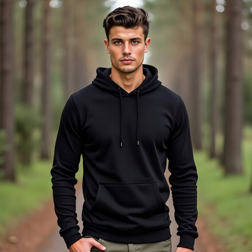 Warm Organic Cotton Pullover Hoodie Long Sleeve Sweatshirt from Sanctum Fashion