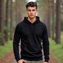 Warm Organic Cotton Pullover Hoodie Long Sleeve Sweatshirt from Sanctum Fashion