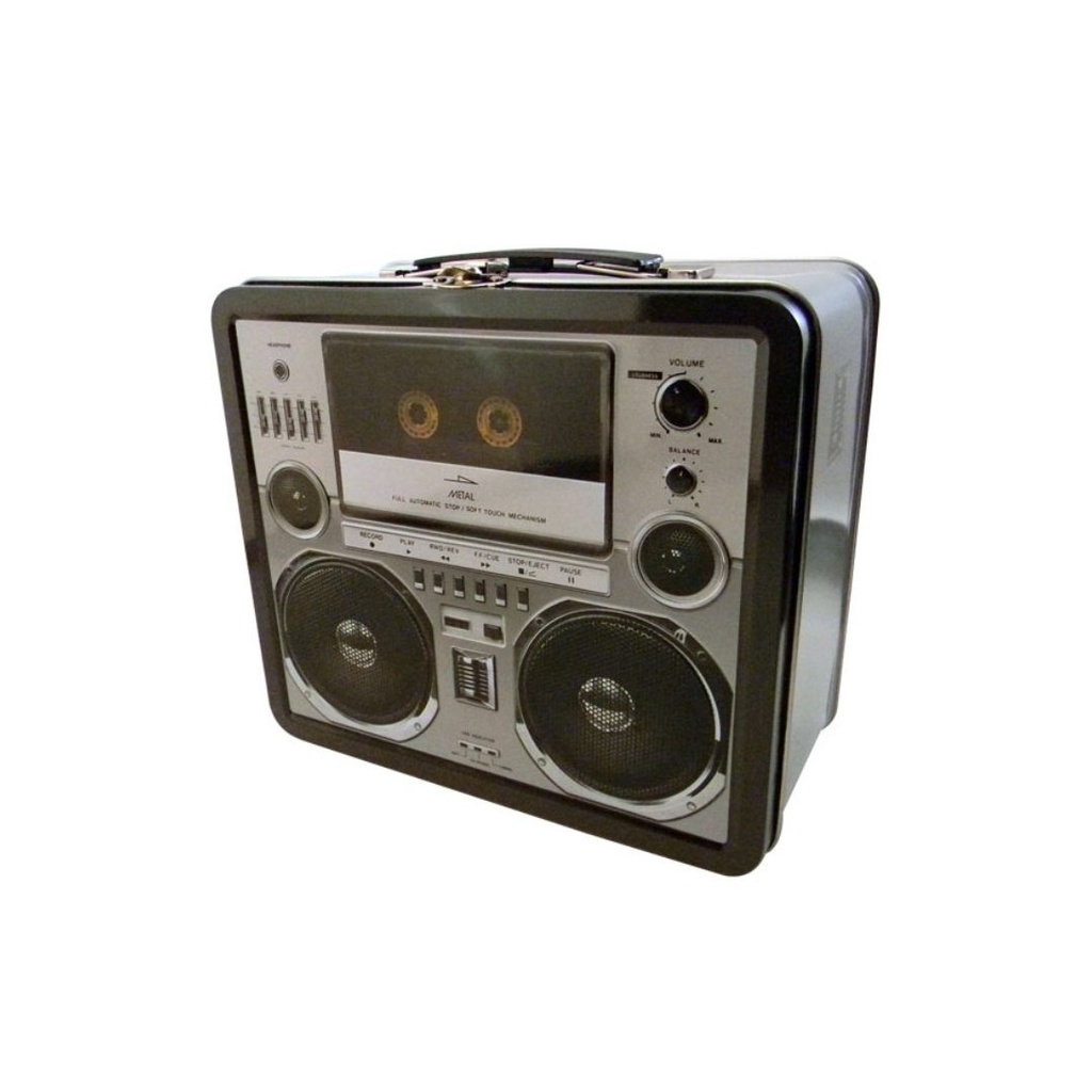 LunchBox Retro Boombox 7.75" x 6.75"