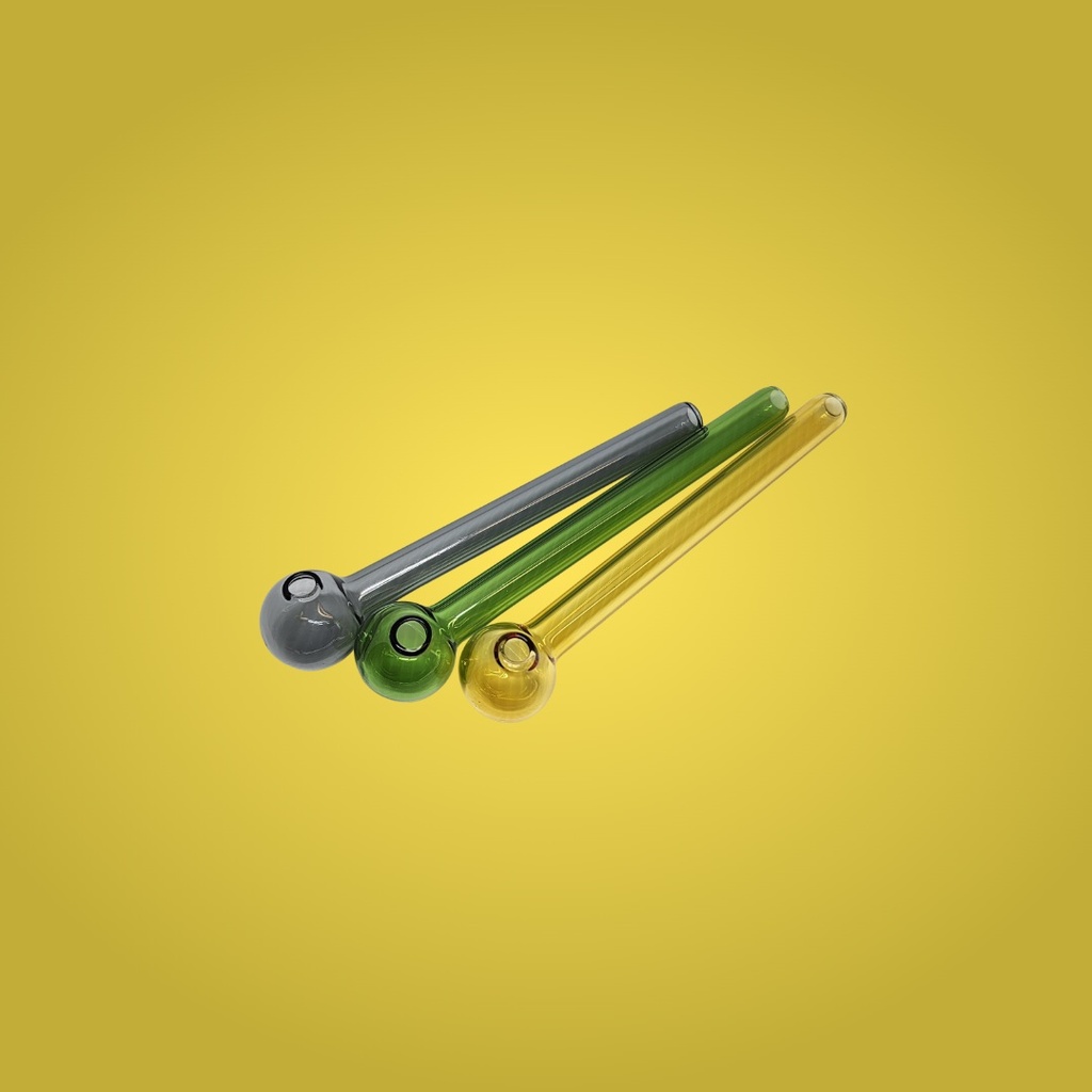 Pipe en Verre Épais et Coloré pour Huile de 6 Pouces – Fait Main par Glass with Jeremy
