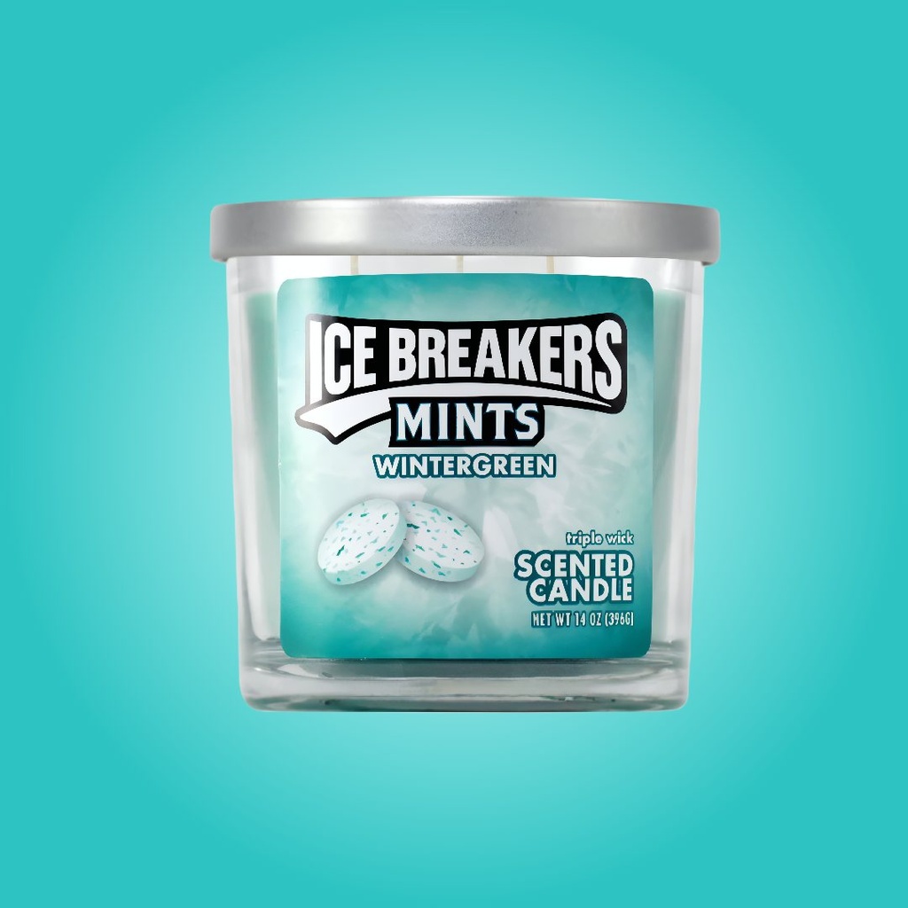 Ice Breakers Mints Scented Candle - Triple Wick - 14 oz