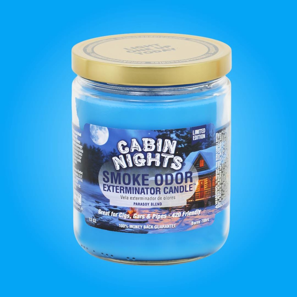 Cabin Nights - Smoke Odor Exterminator Candle - Limited Edition - 13 oz